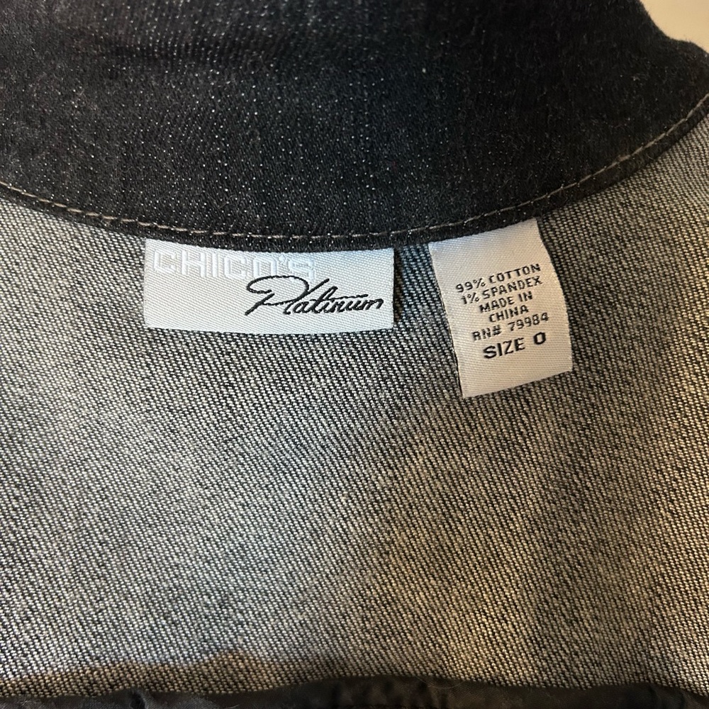 Women’s Black Denim Jean Jacket - Picture 9 of 12